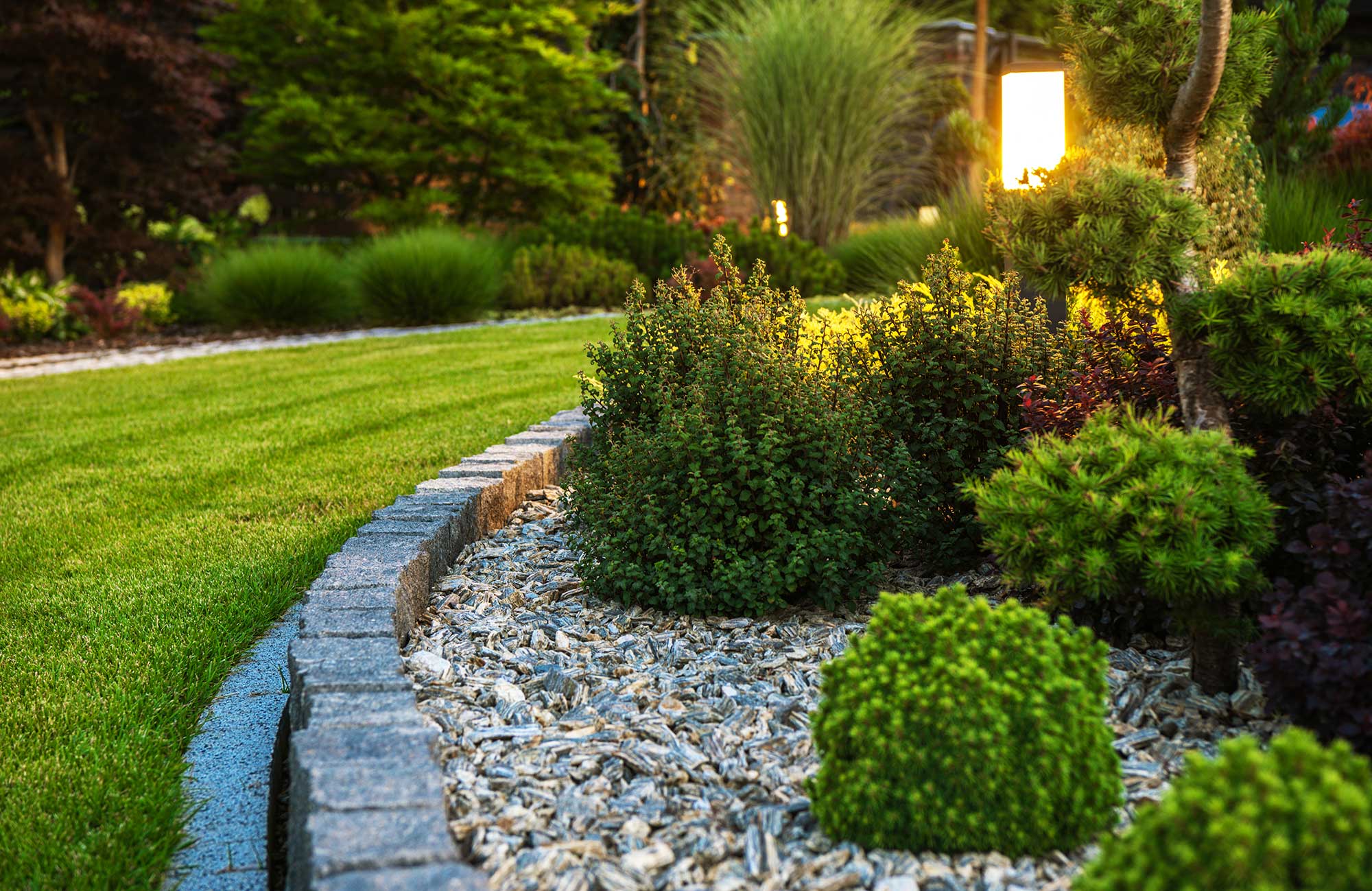 professionally-landscaped-garden-flower-bed